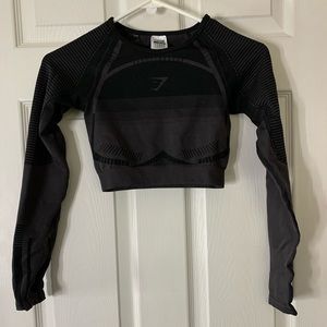 Gymshark Cropped Long Sleeve Workout Shirt